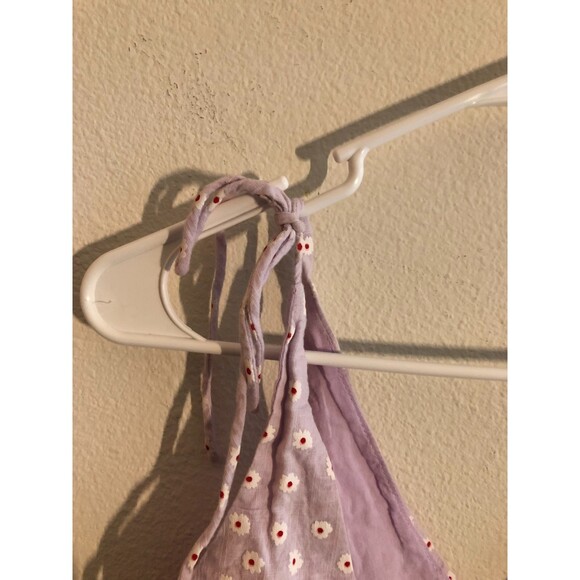 Princess Polly Purple Delilah Floral Front Tie Size 2 - Picture 5 of 7